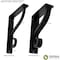 Ekena Millwork Ashford Single, Wrought Iron Bracket, (Single center brace), Antiqued Copp 1 1/2"W  x 7 1/2"D x 10"H BKTM01X07X10SASACO - alternate 5
